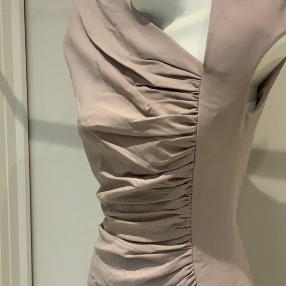 ELIE SAAB PINK BODYCON MID LENGTH DRESS - Picture 3 of 4